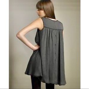 Rag & Bone Dagger-Print Silk Mini Dress